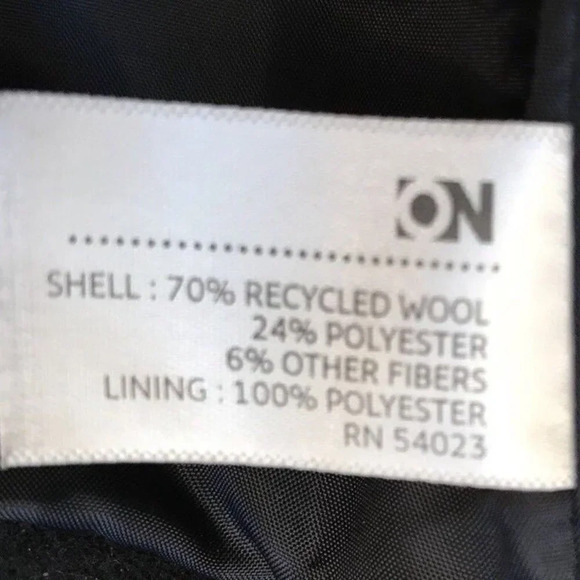 OLD NAVY Youth Fully Lined Collar Double Breasted Blue Jacket Coat Size XL (14) - Picture 11 of 12